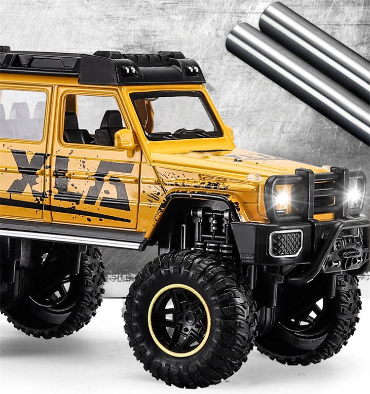 Simulation Alloy Off-Road Car Model Toy | Die-Cast Modified 4x4 Collectible